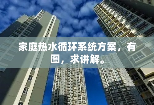 家庭热水循环系统方案，有图，求讲解。
