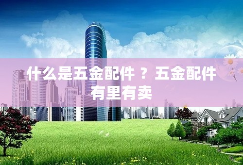 什么是五金配件 ？五金配件有里有卖