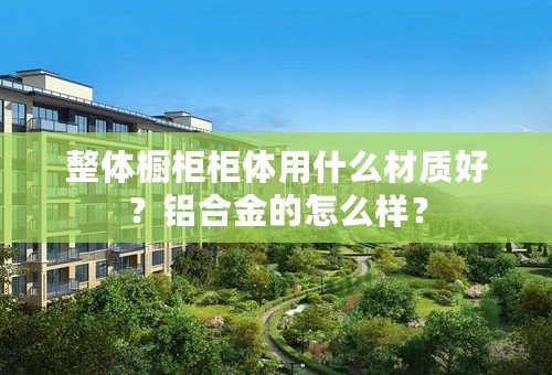 整体橱柜柜体用什么材质好？铝合金的怎么样？