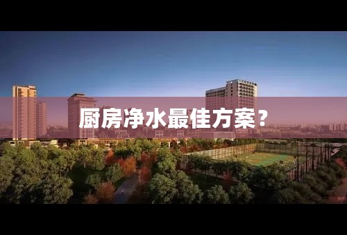 厨房净水最佳方案？