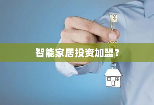 智能家居投资加盟？