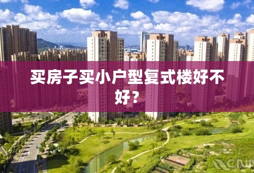 买房子买小户型复式楼好不好？