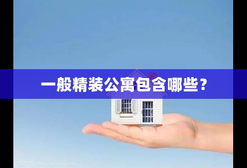 一般精装公寓包含哪些？