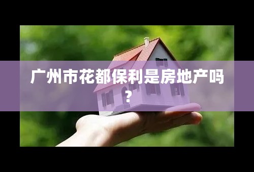 广州市花都保利是房地产吗？