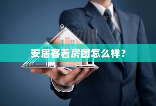 安居客看房团怎么样？