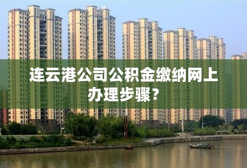 连云港公司公积金缴纳网上办理步骤？