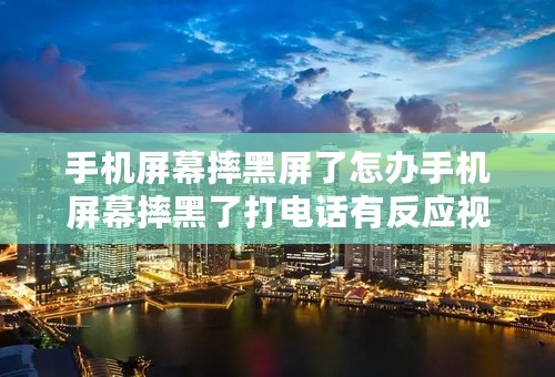 手机屏幕摔黑屏了怎办手机屏幕摔黑了打电话有反应视频语音都有反应指纹也有反应？