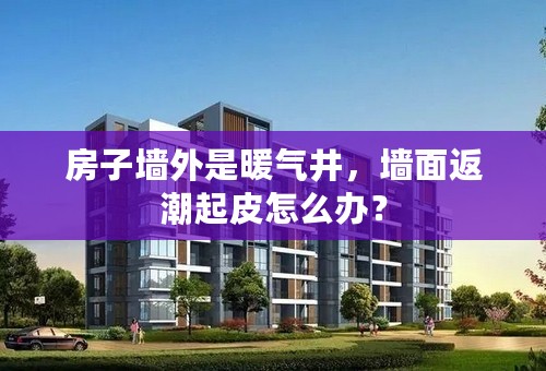 房子墙外是暖气井，墙面返潮起皮怎么办？