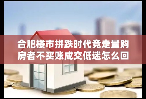 合肥楼市拼跌时代竞走量购房者不买账成交低迷怎么回事？