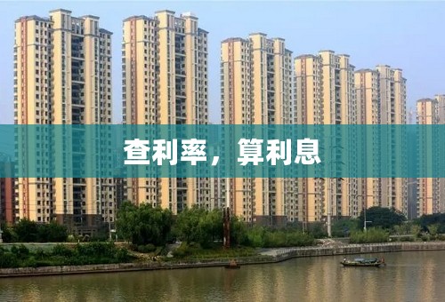 查利率，算利息