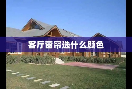 客厅窗帘选什么颜色