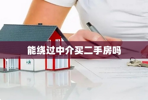 能绕过中介买二手房吗