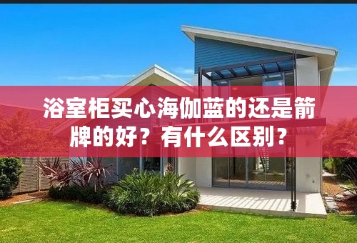 浴室柜买心海伽蓝的还是箭牌的好？有什么区别？