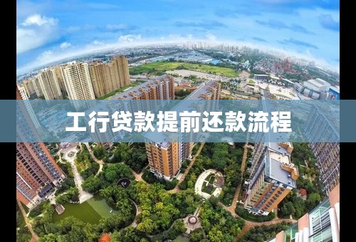 工行贷款提前还款流程