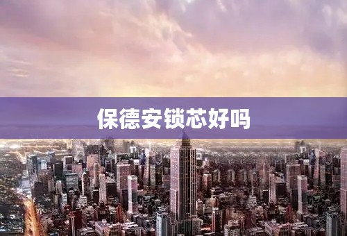 保德安锁芯好吗