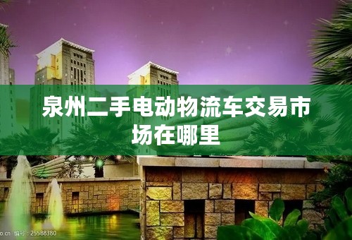 泉州二手电动物流车交易市场在哪里