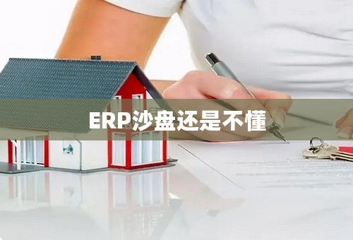 ERP沙盘还是不懂