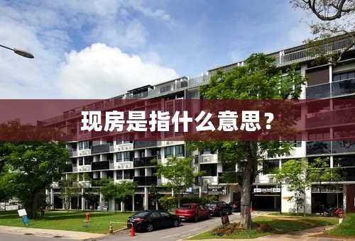 现房是指什么意思？