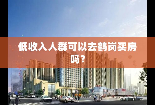低收入人群可以去鹤岗买房吗？
