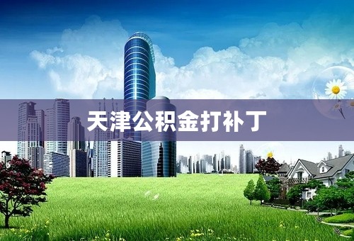 天津公积金打补丁