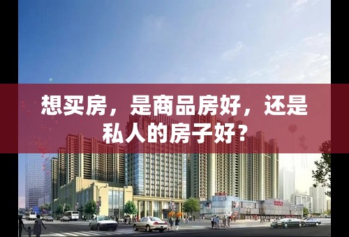想买房，是商品房好，还是私人的房子好？
