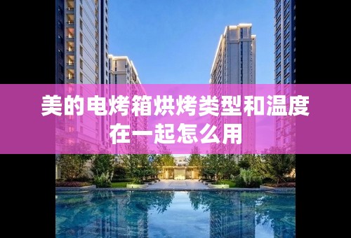 美的电烤箱烘烤类型和温度在一起怎么用