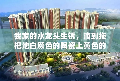 我家的水龙头生锈，滴到拖把池白颜色的陶瓷上黄色的锈，怎样洗掉？