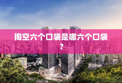 掏空六个口袋是哪六个口袋？
