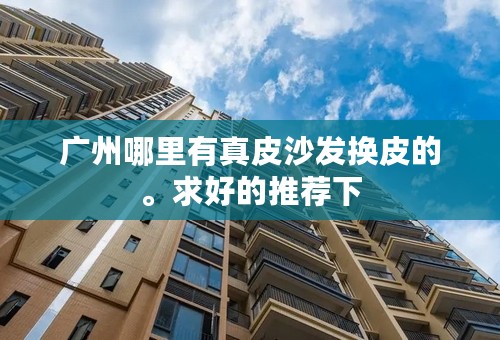 广州哪里有真皮沙发换皮的。求好的推荐下