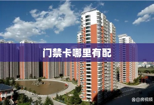 门禁卡哪里有配
