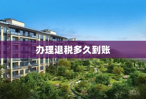 办理退税多久到账