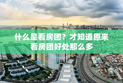 什么是看房团？才知道原来看房团好处那么多