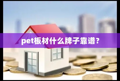 pet板材什么牌子靠谱？