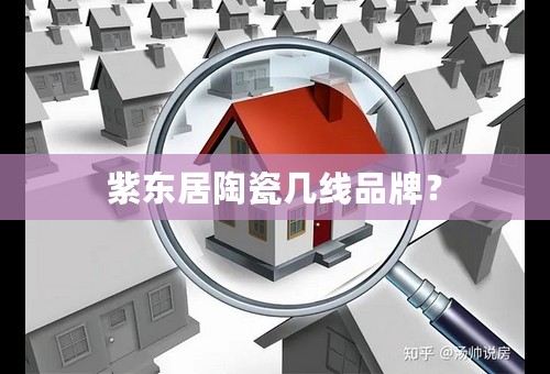 紫东居陶瓷几线品牌？