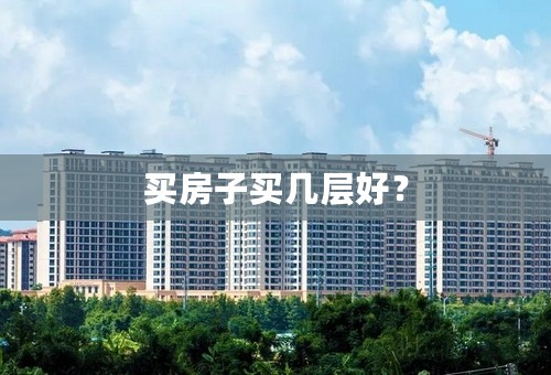 买房子买几层好？