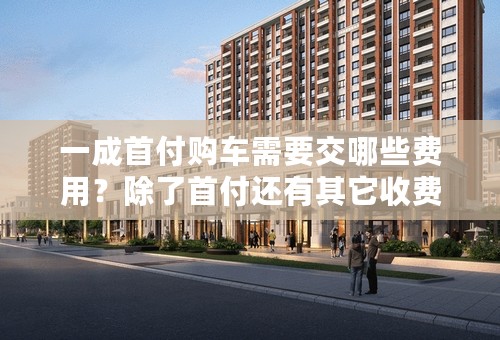 一成首付购车需要交哪些费用？除了首付还有其它收费吗？