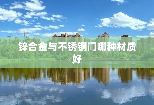 锌合金与不锈钢门哪种材质好