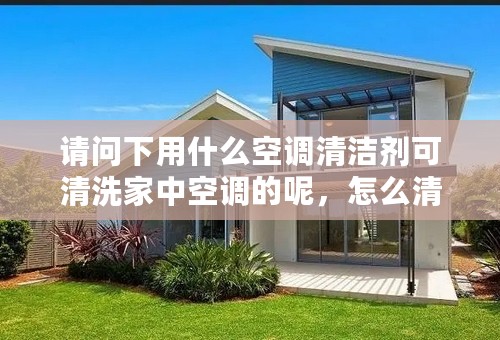请问下用什么空调清洁剂可清洗家中空调的呢，怎么清洗空调散热片的呢，谢谢了