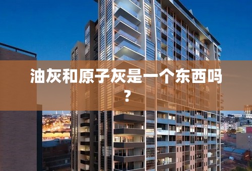 油灰和原子灰是一个东西吗？