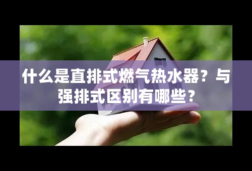 什么是直排式燃气热水器？与强排式区别有哪些？
