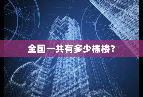全国一共有多少栋楼？