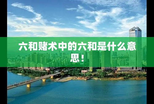 六和赌术中的六和是什么意思！