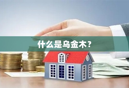 什么是乌金木？