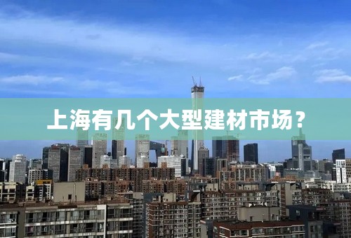 上海有几个大型建材市场？