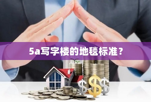 5a写字楼的地毯标准？