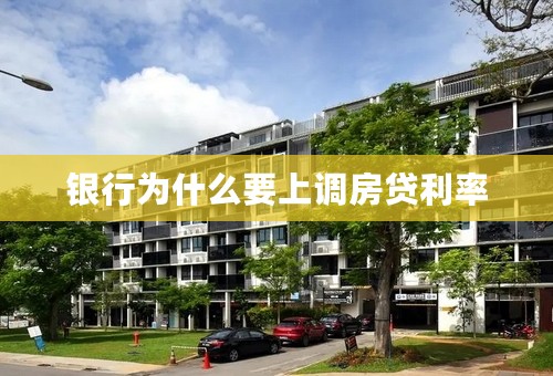 银行为什么要上调房贷利率