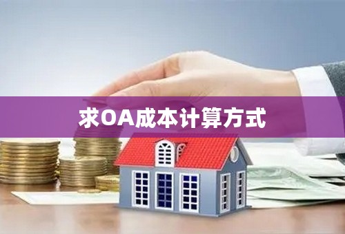 求OA成本计算方式
