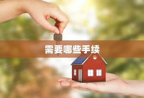 需要哪些手续