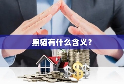 黑猫有什么含义？