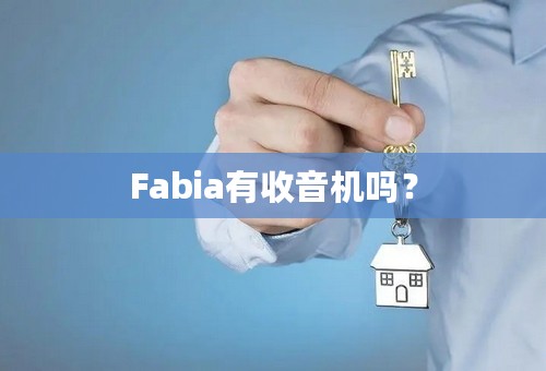 Fabia有收音机吗？